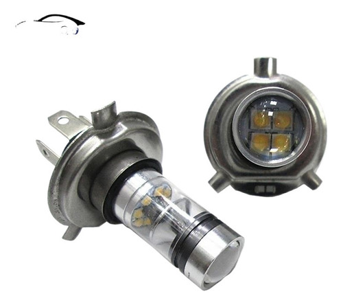 Dos Bombillas Led H4 De Alta Potencia 8000k Luz Antiniebla