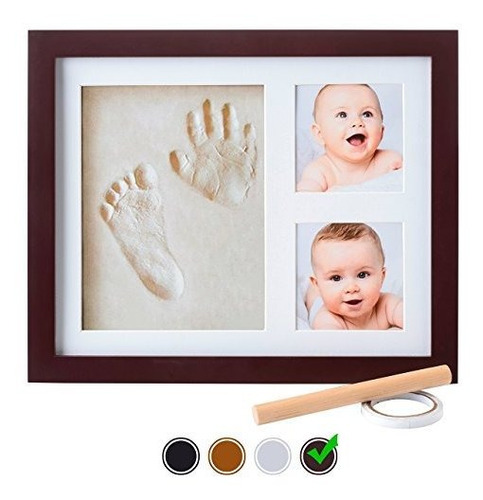 Little Hippo Baby Footprint & Handprint Kit - No Mold Frame!