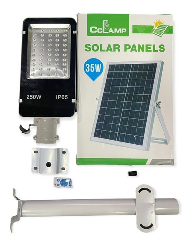 Imagen 1 de 2 de Panel Solar 35w Lampara Techo Calle 250w Control R Cl2150