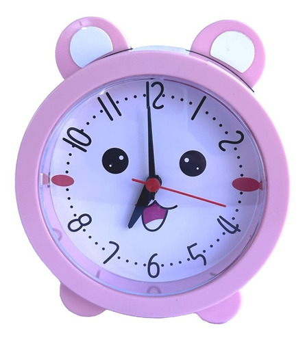 Reloj Despertador Alarma Mesa Infantil Habitacion De Niños 