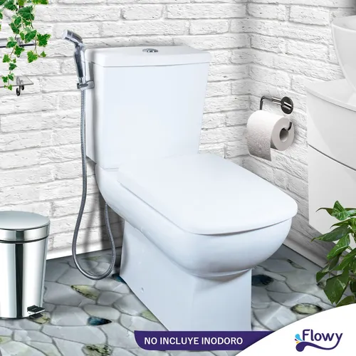 Ducha Bidet P Inodoro 2 Funciones C Flexible 1,2mt Y Soporte