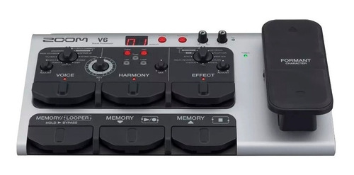 Imagem 2 de 9 de Pedaleira Zoom C/ Modulo De Efeitos P/ Voz - V6 Vocal