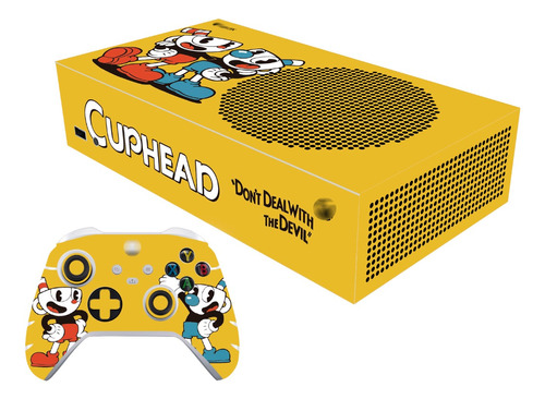 Skin Cuphead Para Xbox Series S Set Stickers