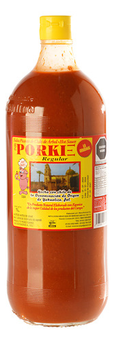 Salsa Porkie Regular Caja Con 12 Piezas De 1 Litro