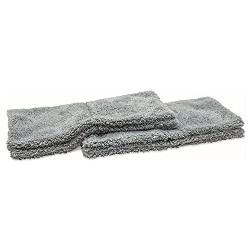 10295 Microfiber Plush   Wash Cloths (set Of 2), Gray, ...