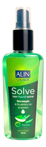 comprar Removedor De Cola Queratina Prótese Capilar Alin Solve 140ml