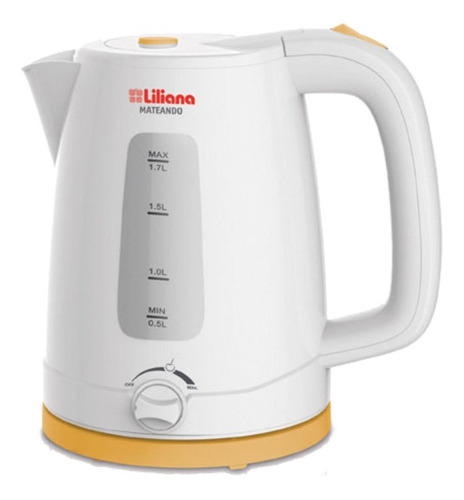 Imagen 1 de 2 de Pava eléctrica Liliana AP975B Mateando blanca 220V - 240V 1.7L
