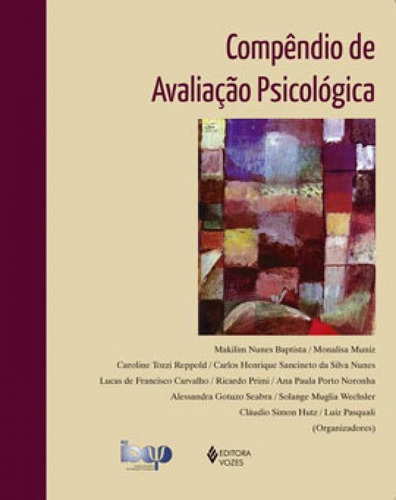 Compêndio De Avaliação Psicológica, De Es, Vários. Editora Vozes, Capa Mole, Edição 1ª Edição - 2019 Em Português