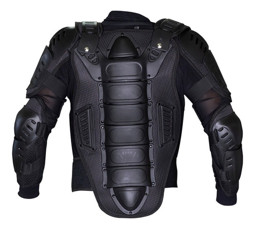 Protector De Cuerpo Para Motociclista Rm Protector Reforzado Color Negro Talla Chica