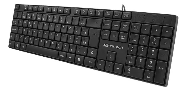 Teclado Usb Multimidia Kb-m11bk Preto C3 Tech