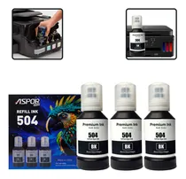Comprar Tintas Dye Para Impresoras Epson De 127ml Negro Aspor Refill