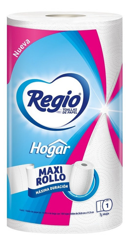 Imagen 1 de 4 de Toallas De Papel Regio Hogar 1 Rollo
