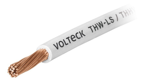 Carrete Con 10 M De Cable Thhw-ls 10 Awg Blanc Volteck 40143