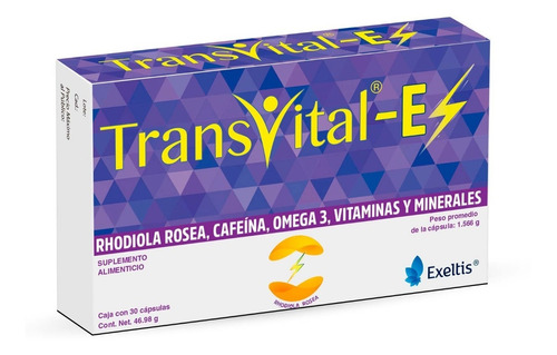 Transvital-e Suplemento Alimenticio 2pz/30caps- Medica Depot
