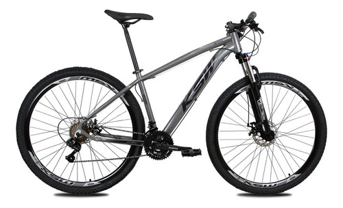 Bicicleta Ksw Aro 29 Modelo Xlt Cambios Shimano 24v C/ Trava Cor Grafite Tamanho Do Quadro 15