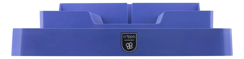 Escurridor de platos M Vajilla vasos cubiertos 11 platos Crippa Smart M Color Azul