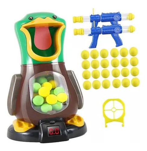 Juguete Duck Pato Ball Hungry Para Disparar Al Blanco Para N