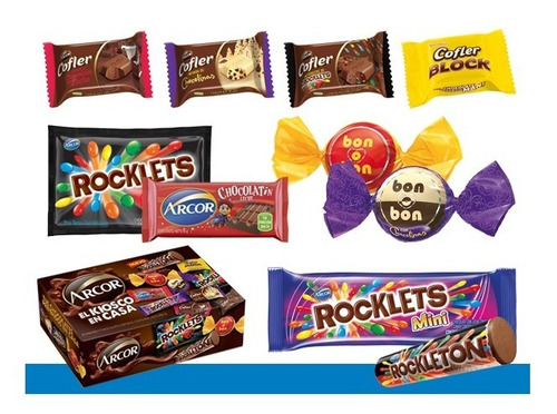 Caja Arcor Seleccion Marron - Lollipop