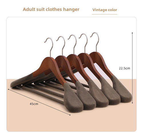 Perchero Para Trajes Home Con Hombros Anchos De Madera