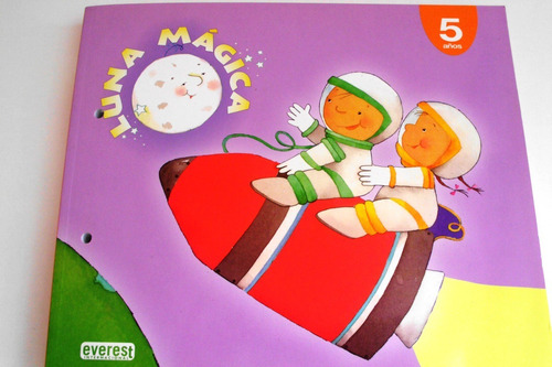 Libro Motricidad Luna Mágica 5 Años  Actividades Preescolar