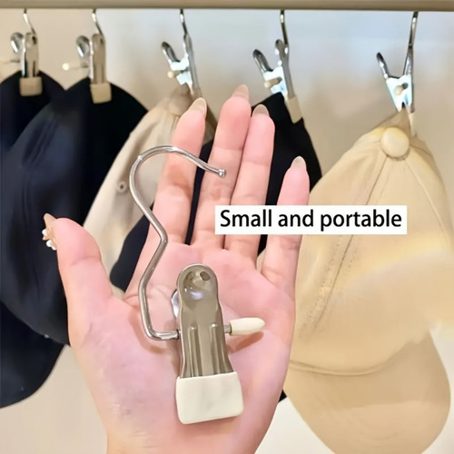 Colgador De Pantalones De Acero Inoxidable De 12 Piezas Con