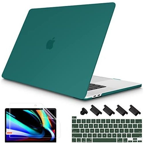 Protector Verde Oscuro Compatible Con Macbook Pro 13 Pulgada