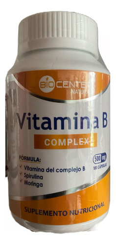 Vitamina B Cápsulas X100 -500mg Biocenter
