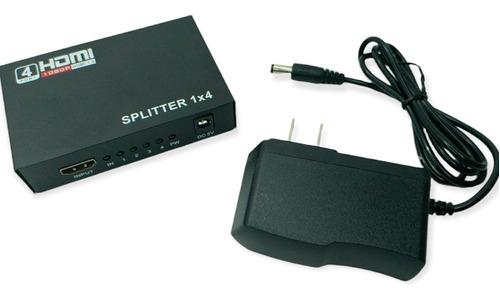 Multiplicador Splitter Hdmi 1 Entrada X 4 Salidas 1080p 1x4