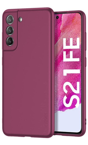 Funda Para Samsung Galaxy S21 Fe 5g - Color Vino