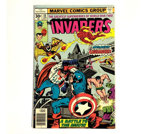 Lote 8 Tomos The Invaders - Marvel Comics 1977 Inglés