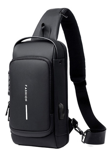 Anti-robo Multifuncional For Hombres Usb Bolsa De Hombro [u]