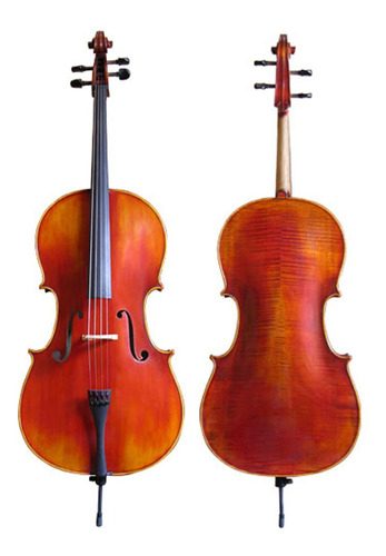 Violonchelo 4/4 Tamaño Grande Diseño En Ébano Acabado