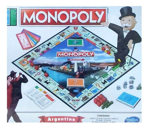 Imagen 4 de 4 de Juego de mesa Monopoly Argentina ToyCo 830