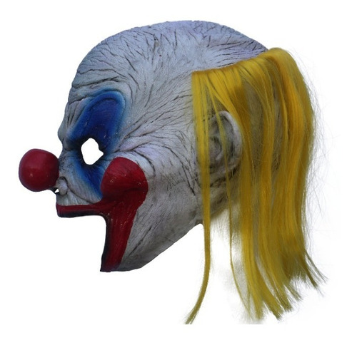 Máscara De Látex Payaso Clooney Clown Deluxe Sin Barbilla