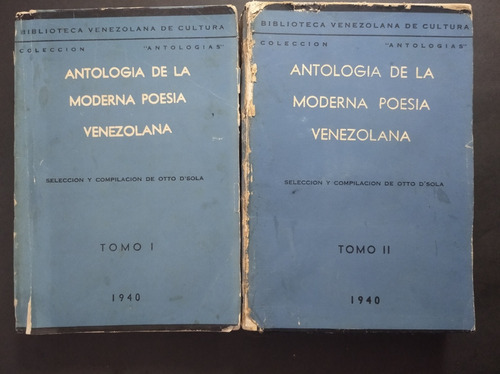 A3 Antología De La Moderna Poesía Venezolana 