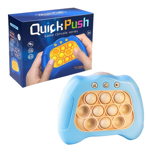 Consola De Juegos Quick Push, Juegos De 4 Modos Para Niños Y