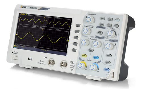 Osciloscopio Digital Owon Sds1102, 2 Canales, 100 Mhz