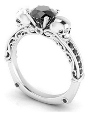 Anillos De Cristal De Calavera Para Mujer Anillo De Bodas De