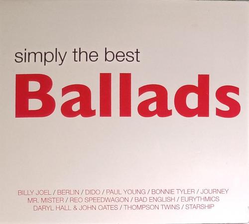 Ballads - Simply The Best - 2 Cd + Dvd