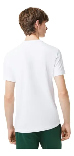 Polera Hombre Th1265 Blanco Lacoste