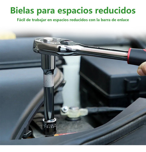 Gorofit Juego De Herramientas Mecánicas Autocle Dados 46pcs