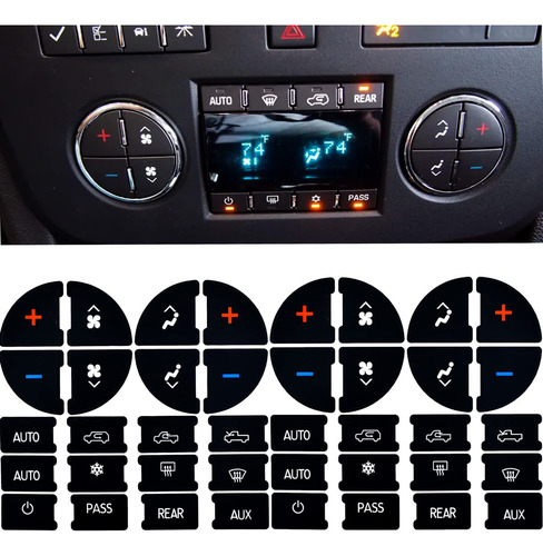 Kit De Reparación Ac Dash Button, 2 Paquetes, Para Vehículos
