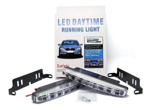 Kit Faros Day Time Luz Dia Led Brillante Blanca Tipo Audi