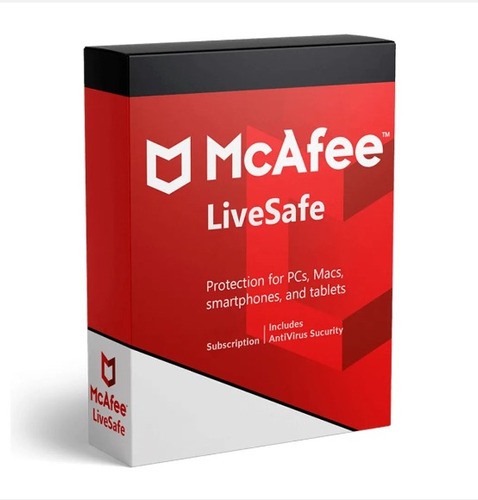 Mcafee Livesafe 15 Equipos 1 Año Licencia Original