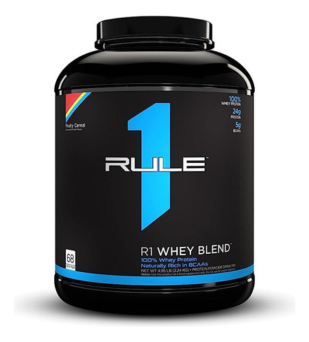 Rule One Proteina 100% Whey Con Eaa Y Bcaa 66 Servs Sabor Fruity Cereal