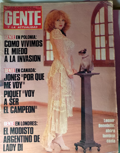 Gente 1981 Nito Mestre Hipopotamus Leonor Benedetto F1