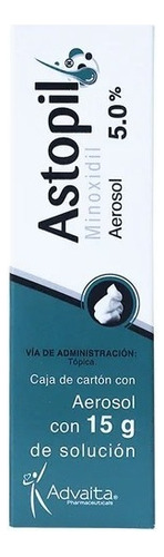 Astopil Minoxidil 5% Espuma Para Cabello Y Barba - 6pack 15g