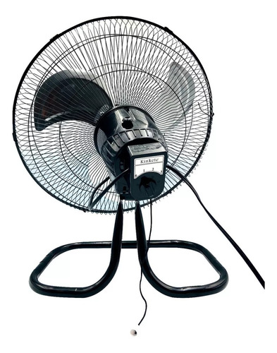 Jeeleeko Ventilador 3en1 Techo Piso Pared Giratorio Ajustable 3 Aspas Estructura Negro Aspas Azul Diámetro 60 Frecuencia 60 Material De Las Aspas Metal