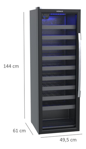 Adega Climatizada Venax Piubella 200 Porta Invertida 220v