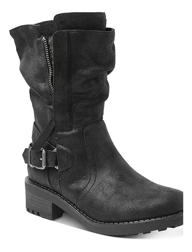 Botas Xoxo Deaver Mujer Original Negro Gamuza #25.5cm 